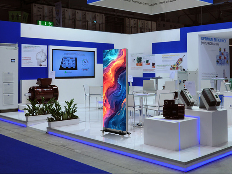 foldable led poster exhibition display