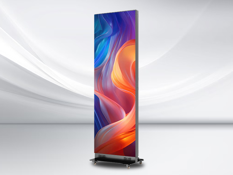 foldable led poster single unit display